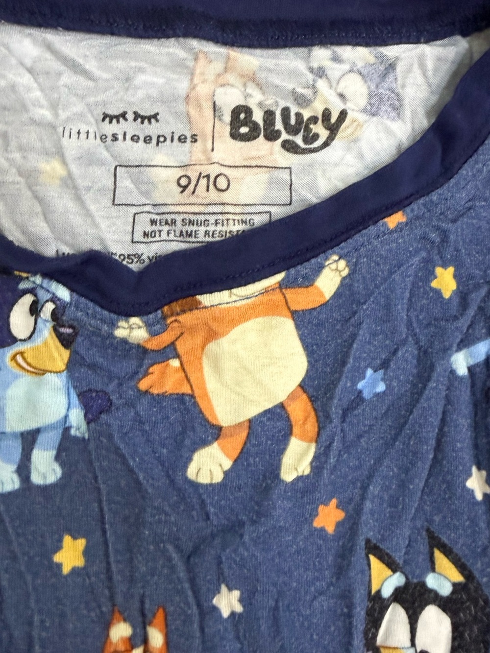 Little Sleepies Bluey PJ’s - 9/10 - Picture 6 of 12